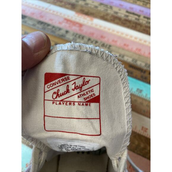 Converse W 5 M 3 Chuck Taylor All Star High Top Lilac Purple Special Edition Vtg - Picture 10 of 13